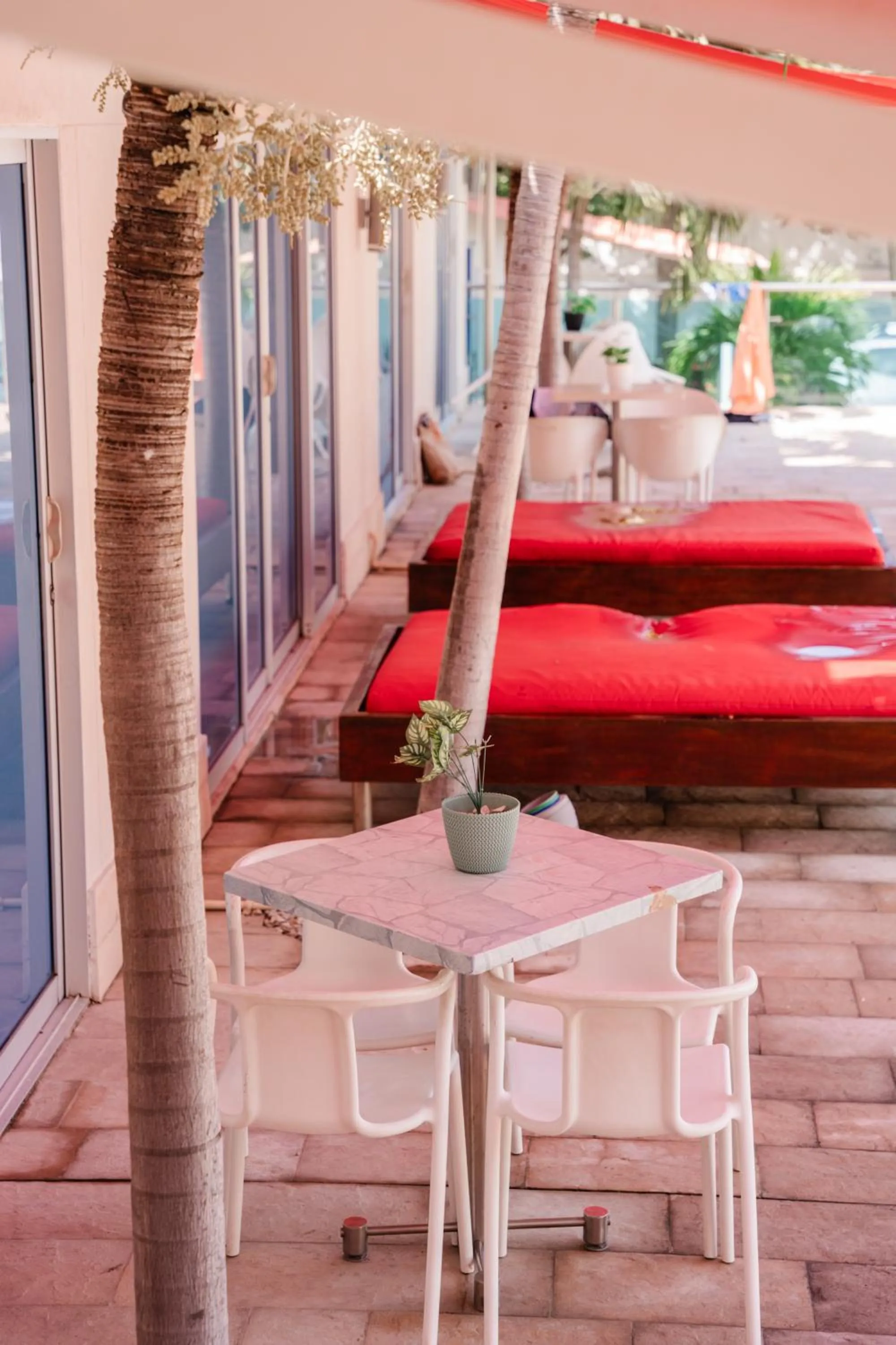 Bed in Hotel Kaamú Taganga