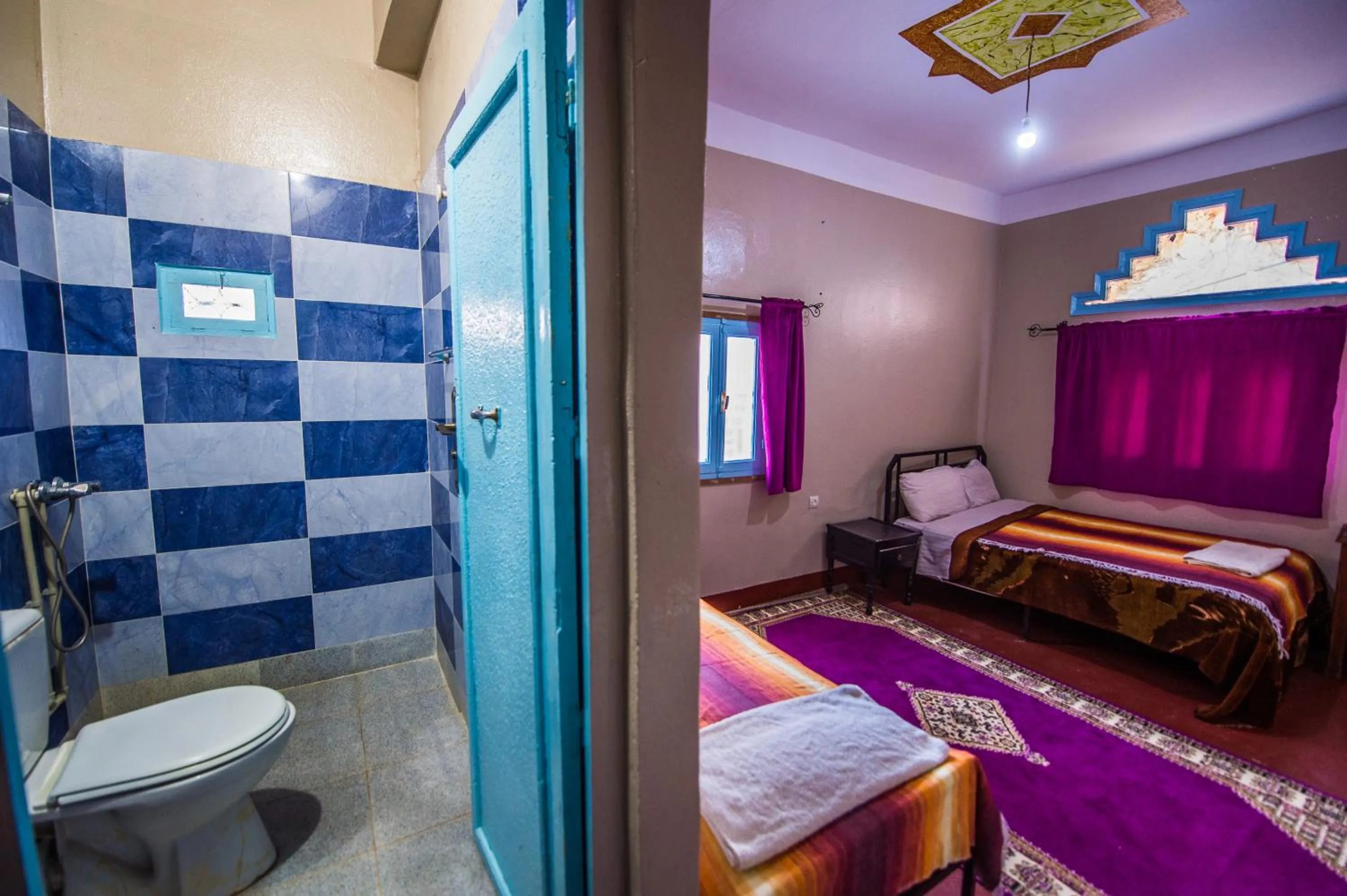 Shower, Bed in Etoile des Gorges