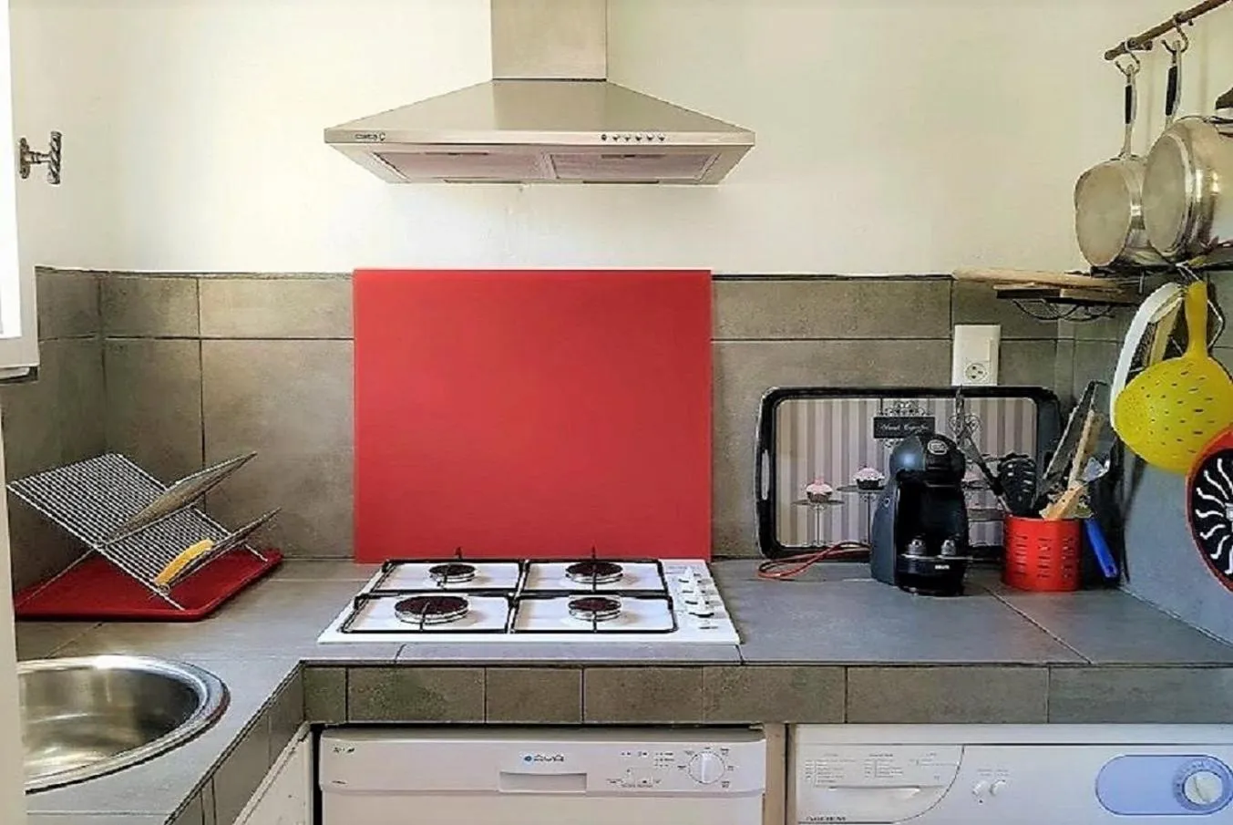 Kitchen or kitchenette in Salvacintoggio -Votre Villa avec Piscine Privée-