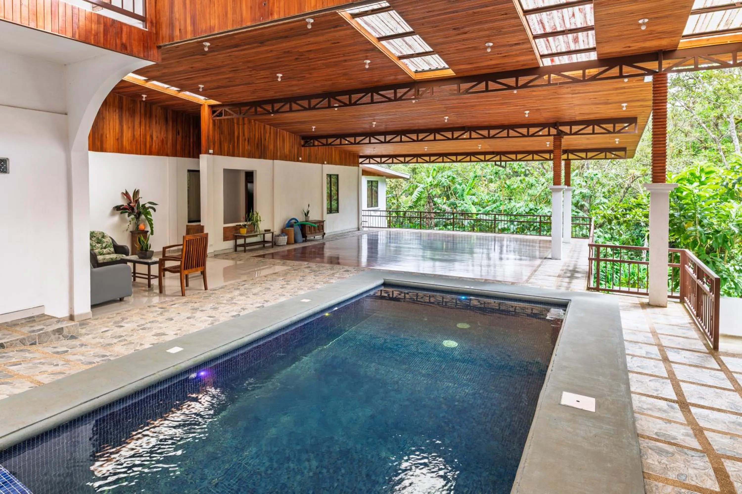 Patio in Hotel Ribera La Paz