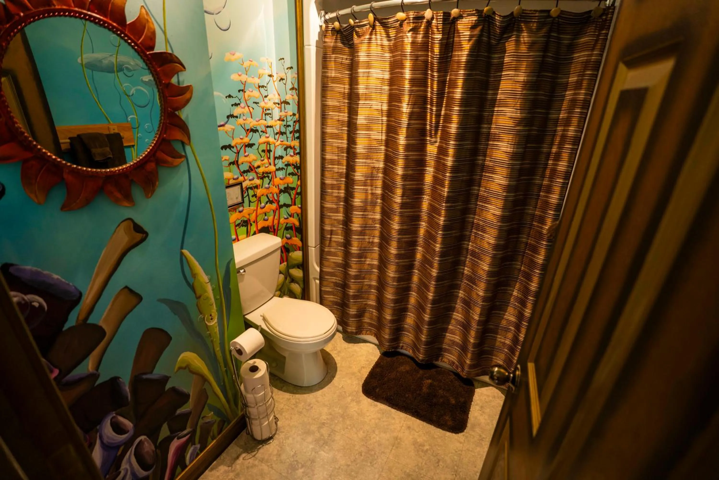 Toilet in Gîte Crystal Inn