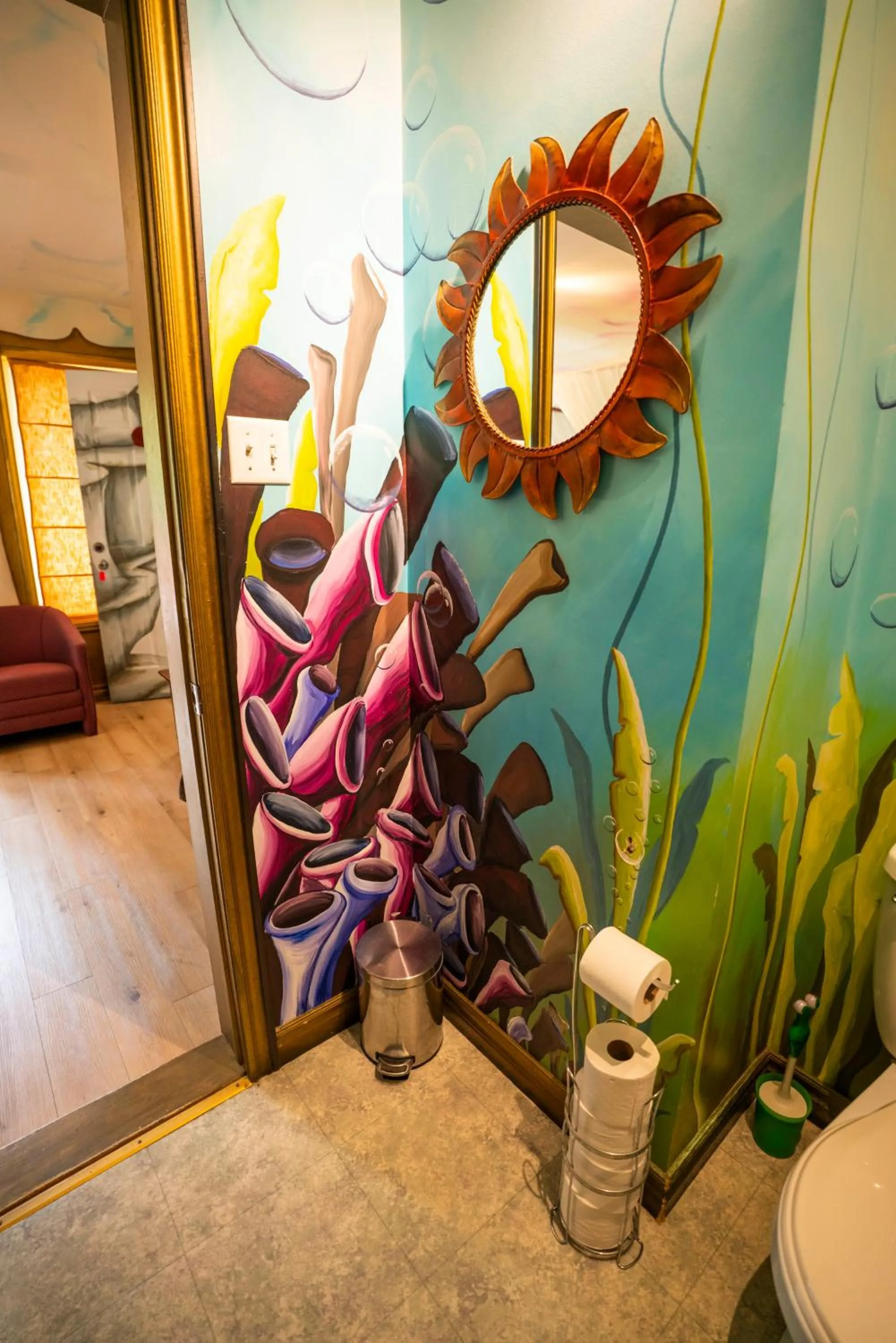 Bathroom in Gîte Crystal Inn