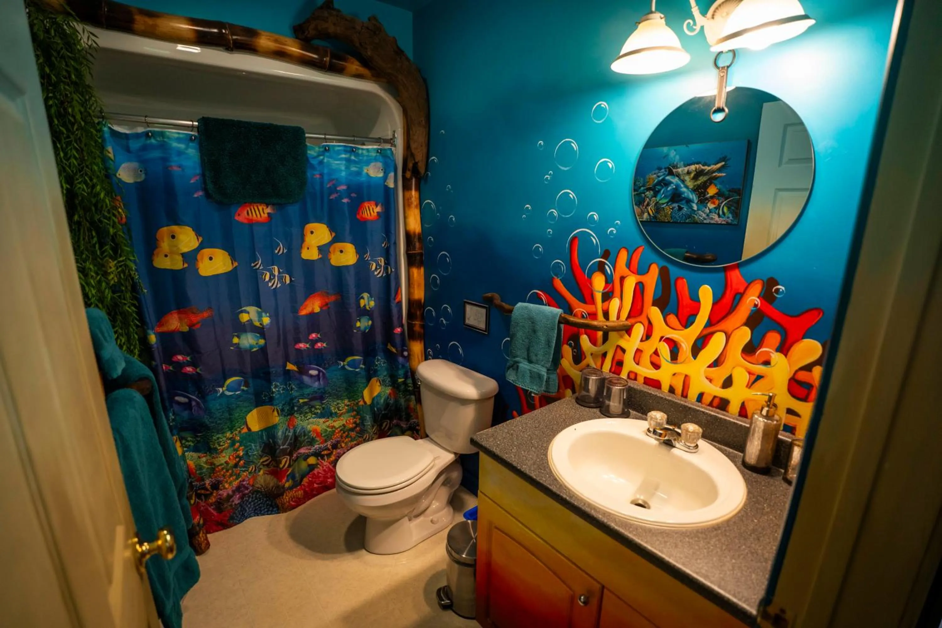 Shower in Gîte Crystal Inn