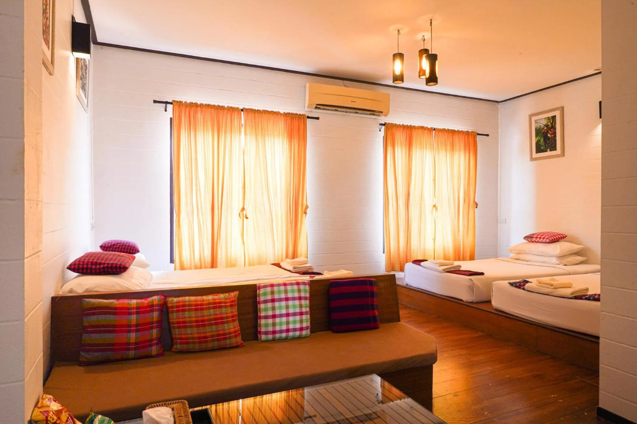 View (from property/room), Bed in Thanicha Resort Amphawa