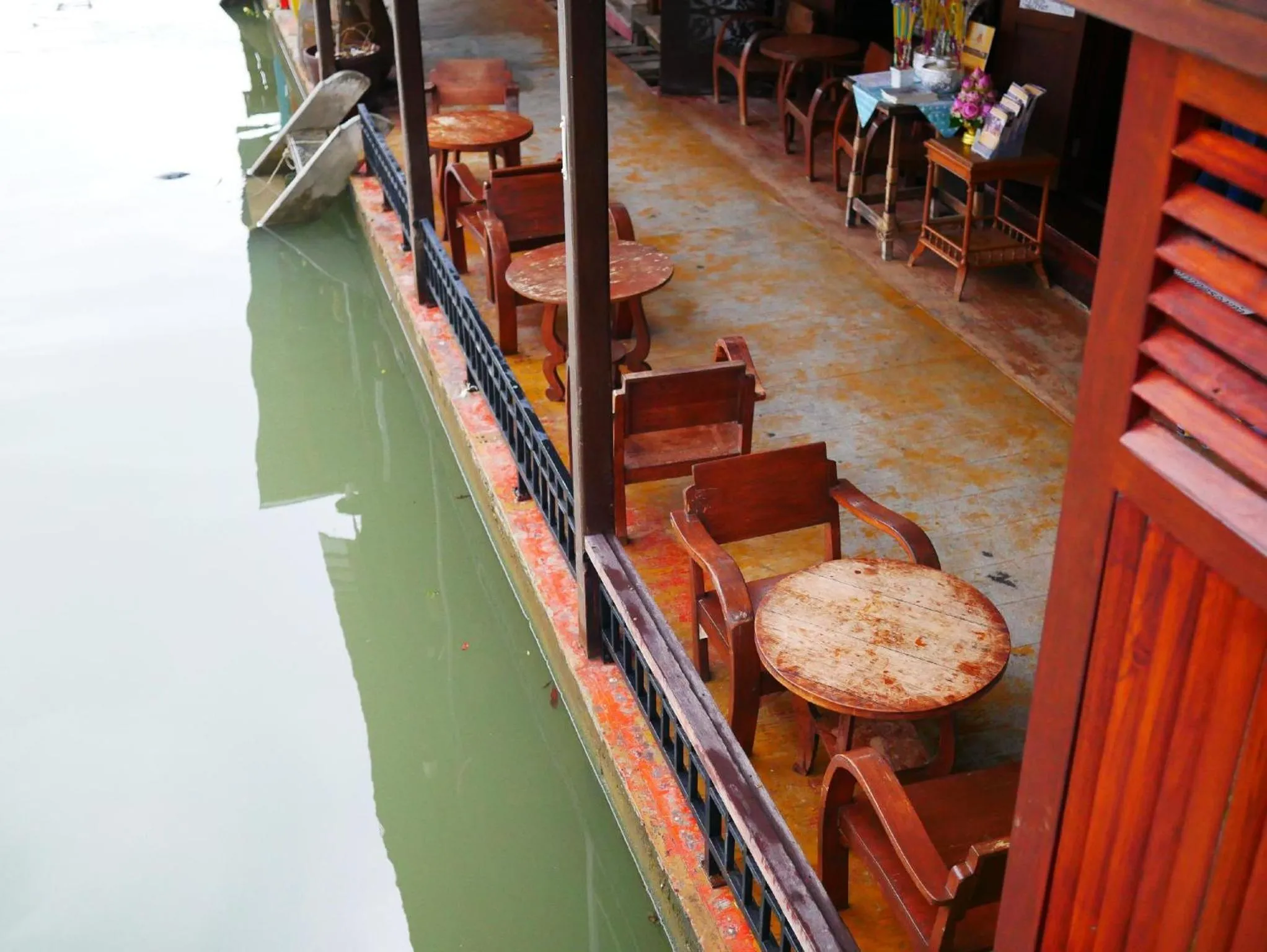 Patio in Thanicha Resort Amphawa