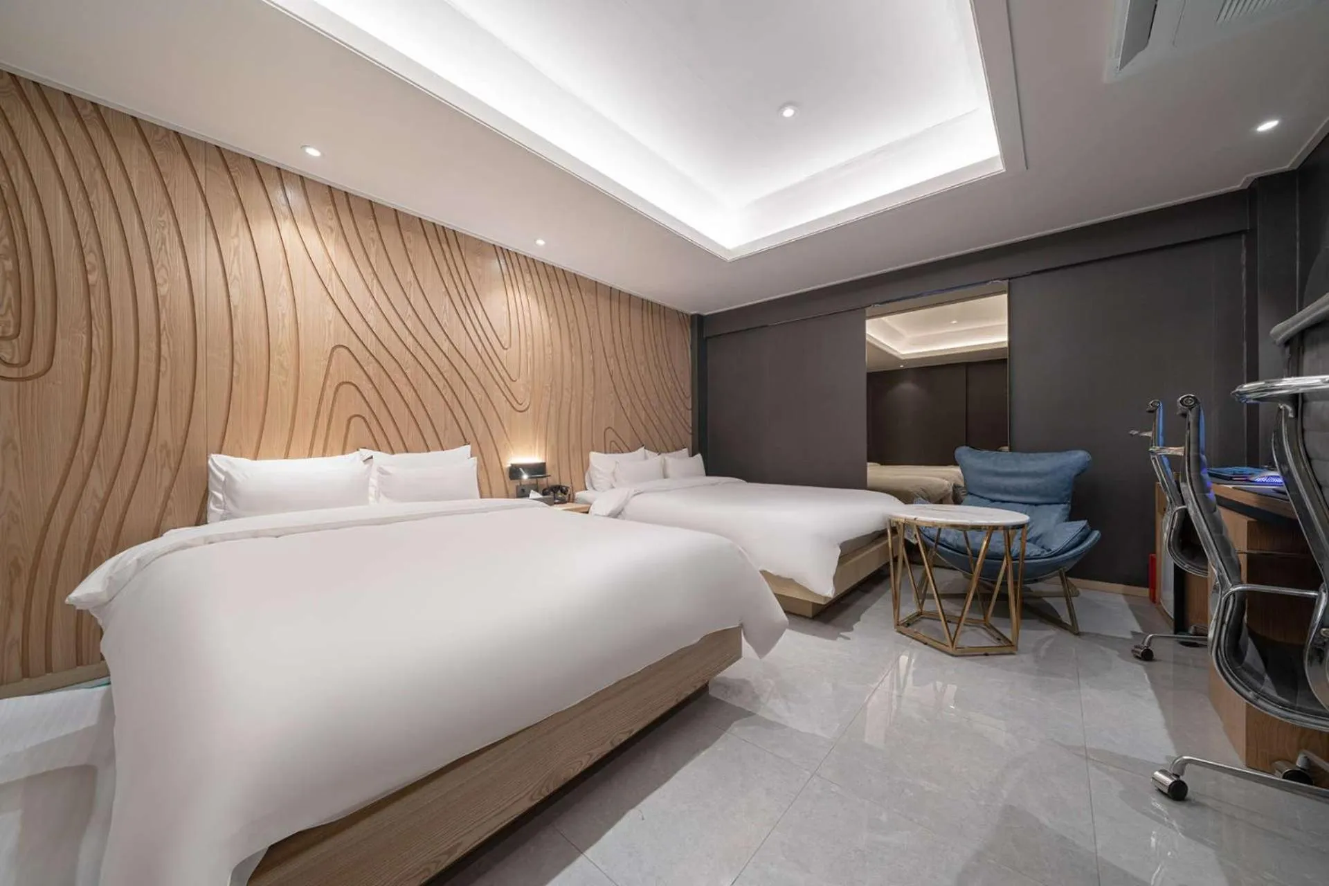 Bed in From H About Hotel Chungju