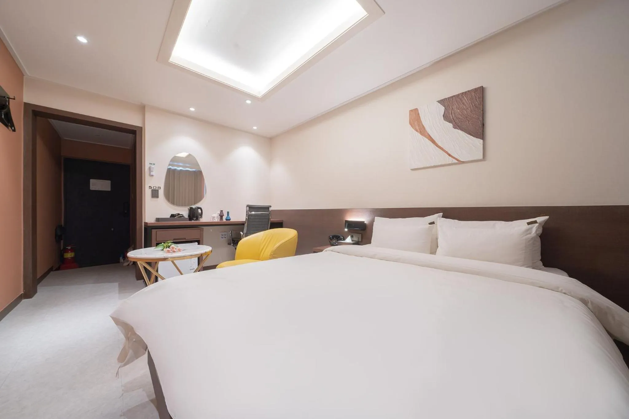 Bed in From H About Hotel Chungju