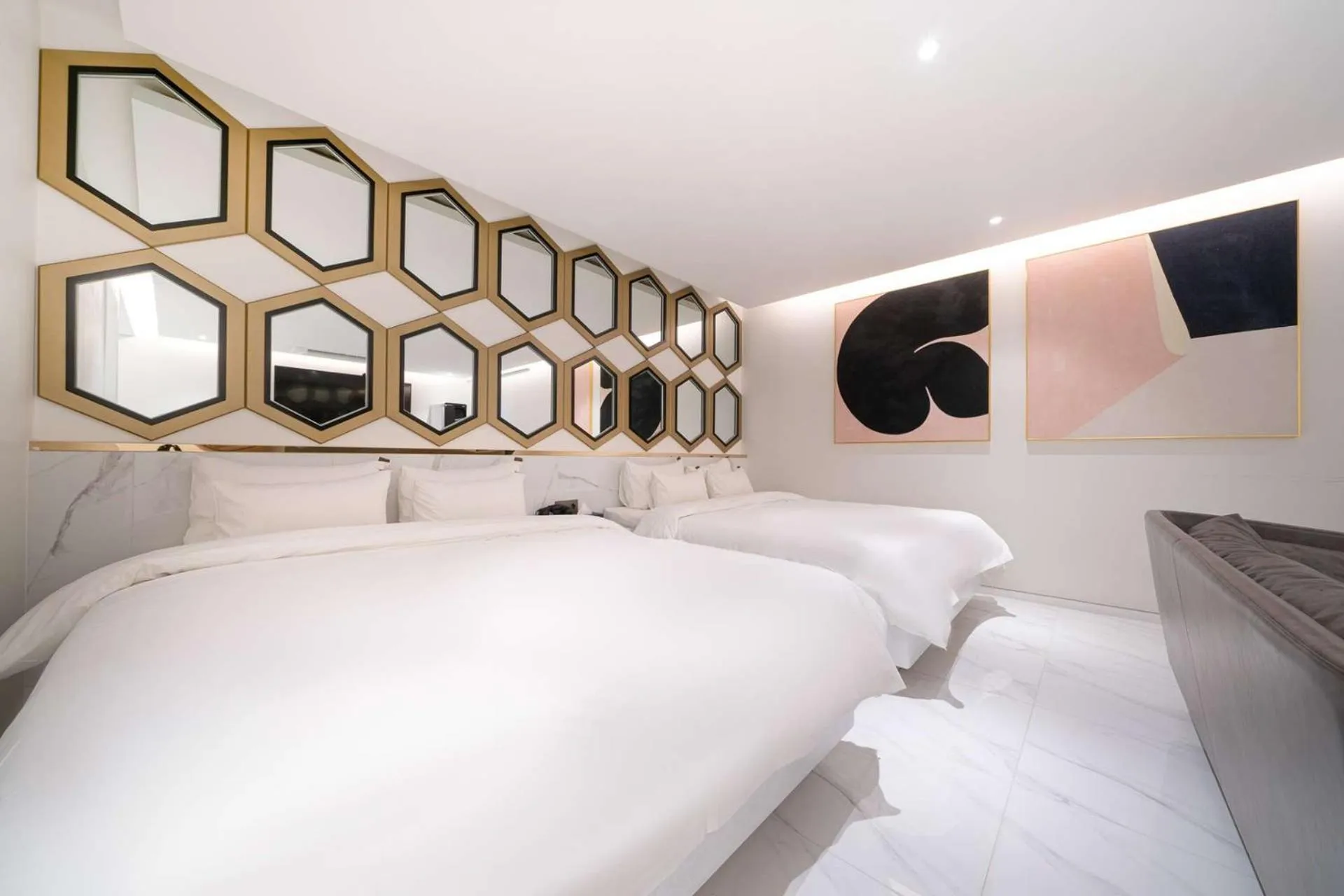 Bed in From H About Hotel Chungju