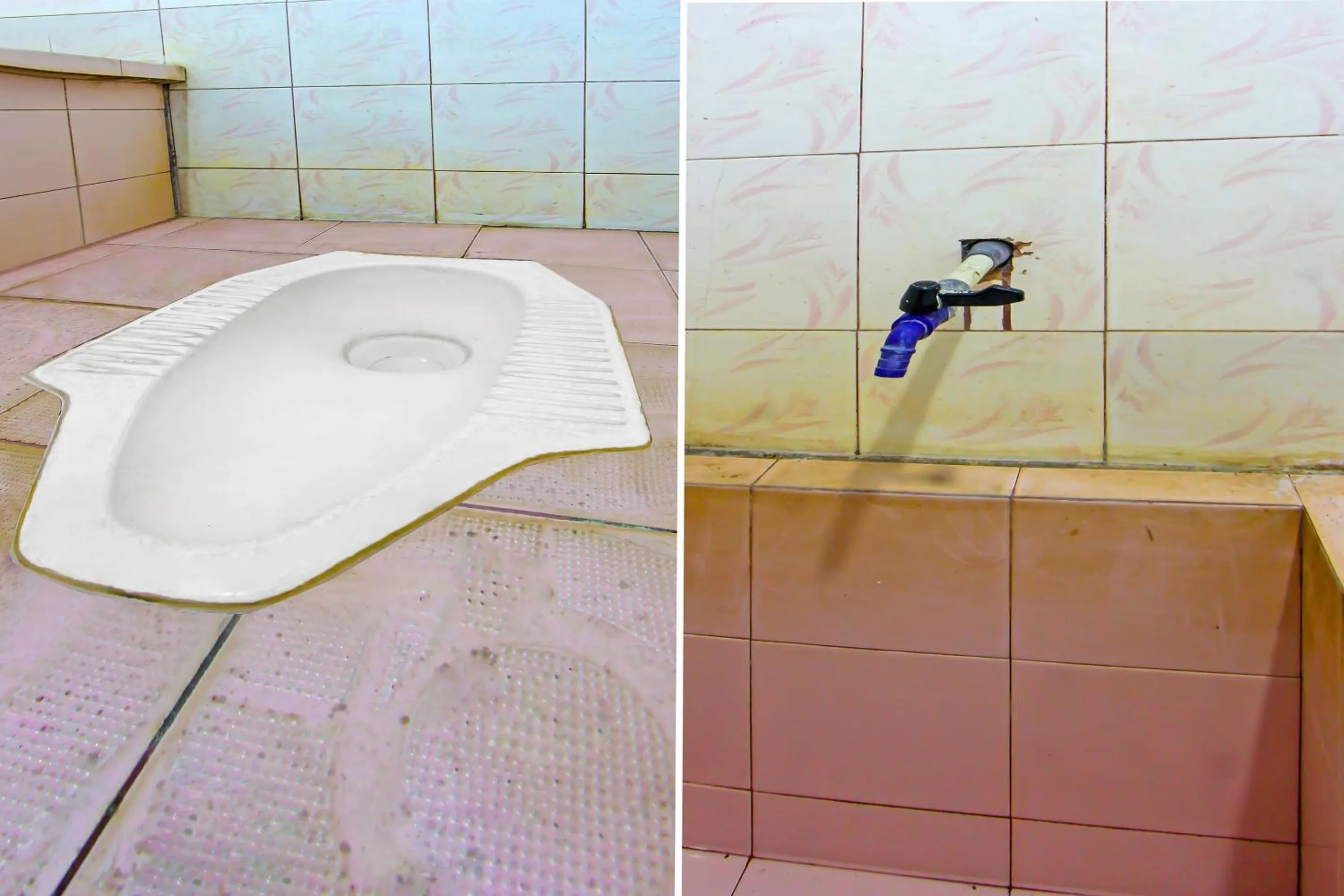 Bathroom in Hotel O Jati Homestay Near Taman Suranadi