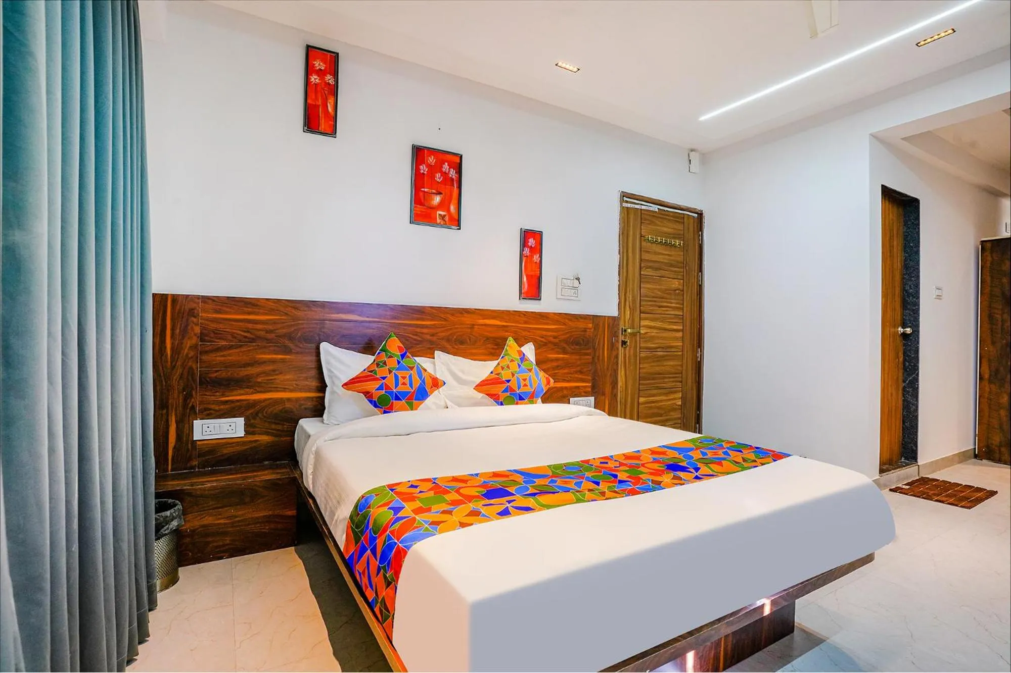 Photo of the whole room, Bed in Via Crystal Inn - Nr Suvarndeep Chowk