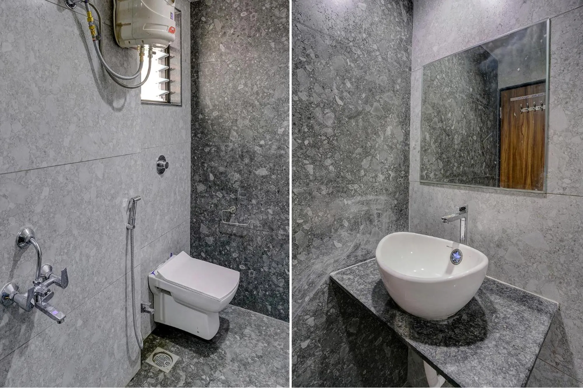 Bathroom in Via Crystal Inn - Nr Suvarndeep Chowk