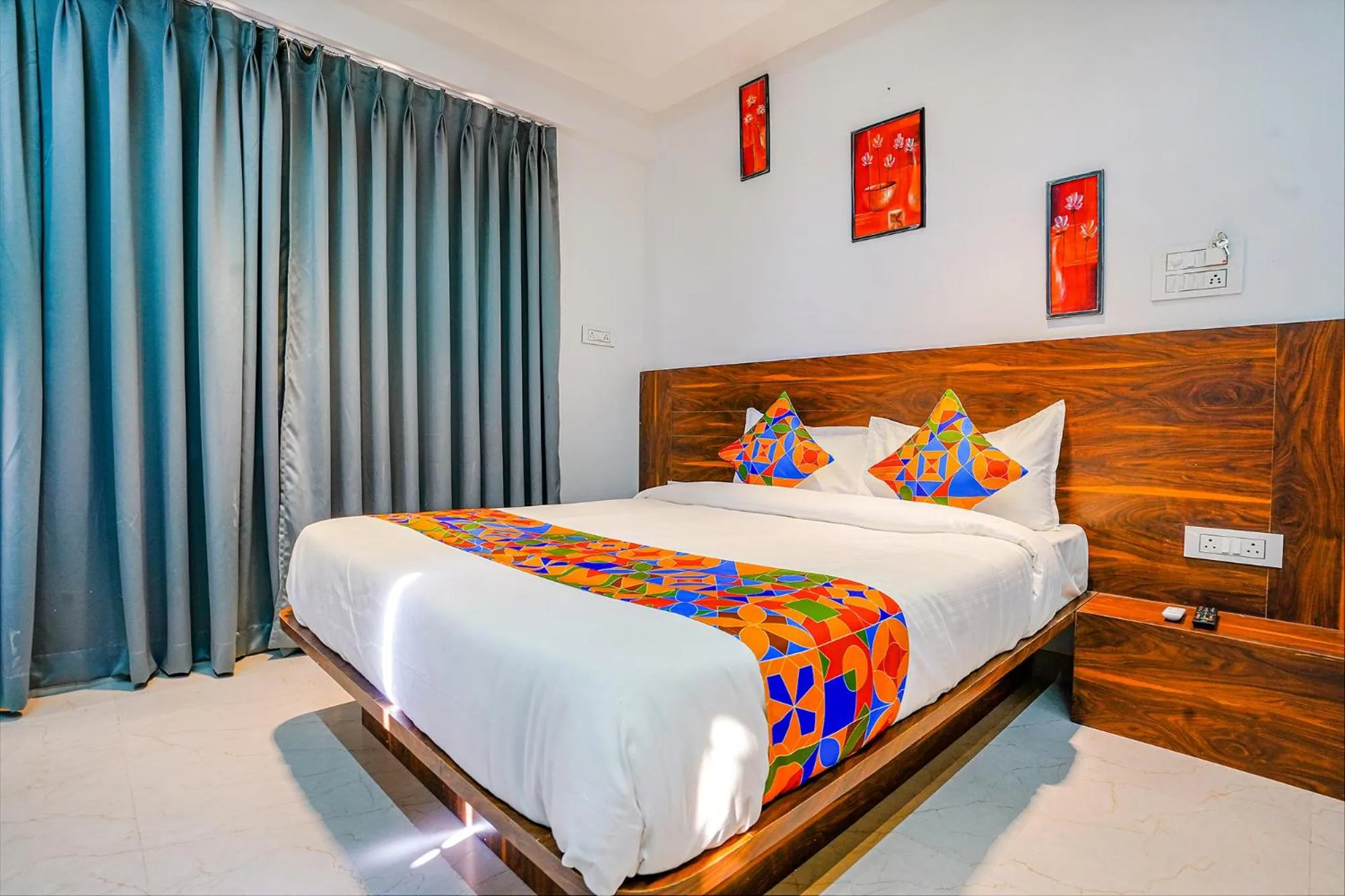 Photo of the whole room, Bed in Via Crystal Inn - Nr Suvarndeep Chowk
