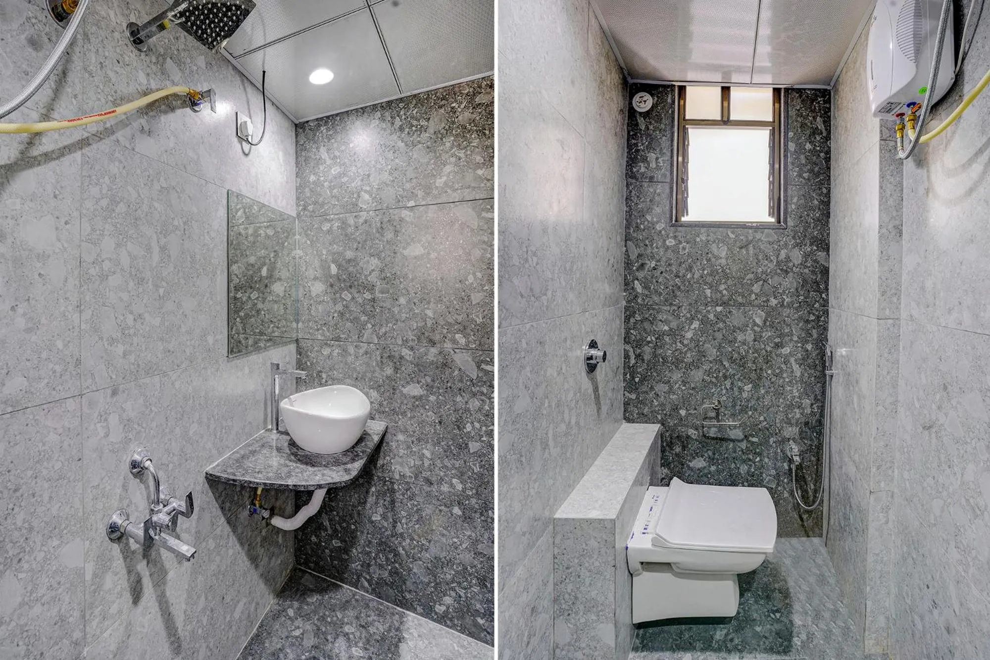 Bathroom in Via Crystal Inn - Nr Suvarndeep Chowk
