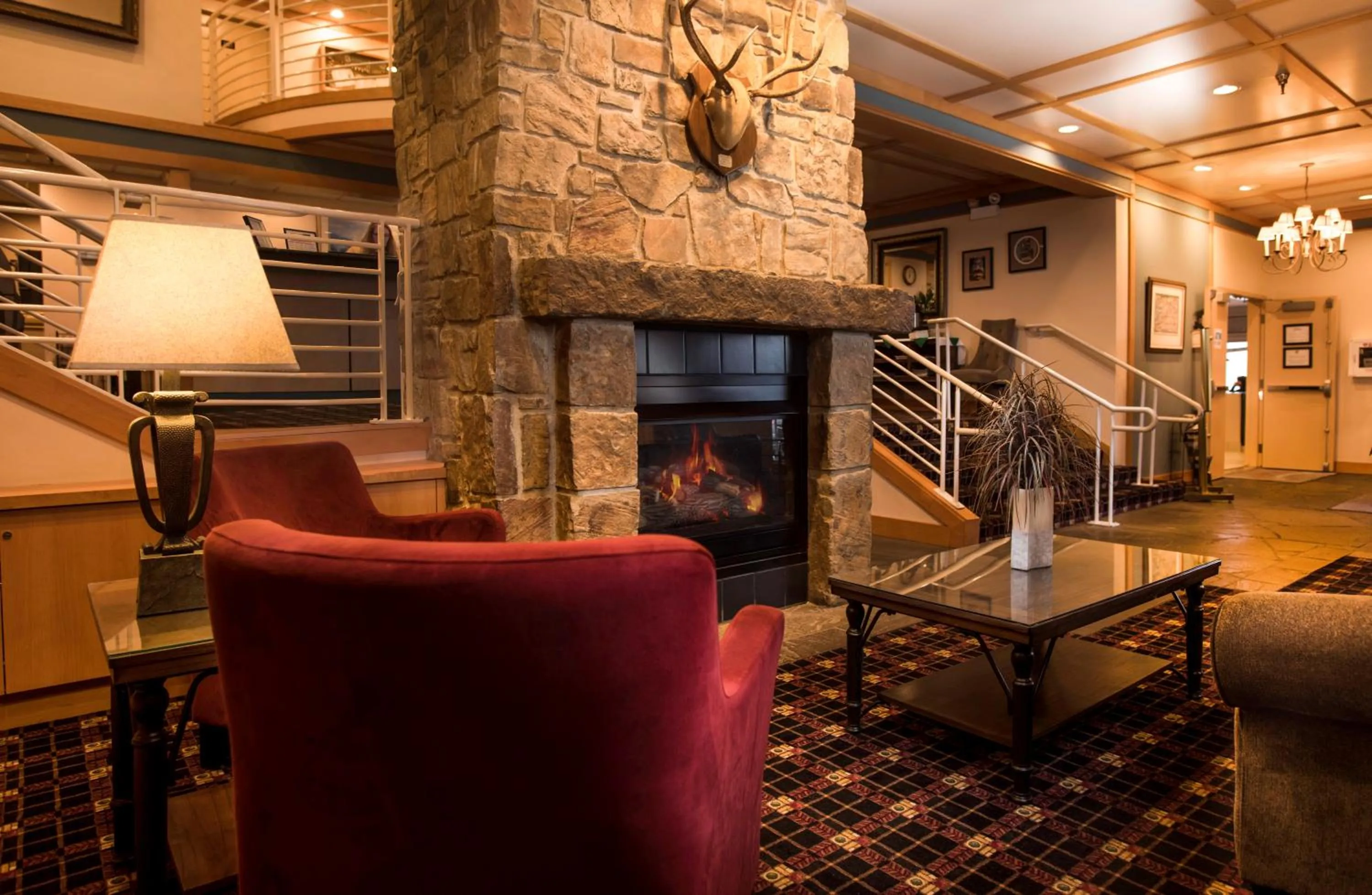 Lobby or reception in The Landing Hotel