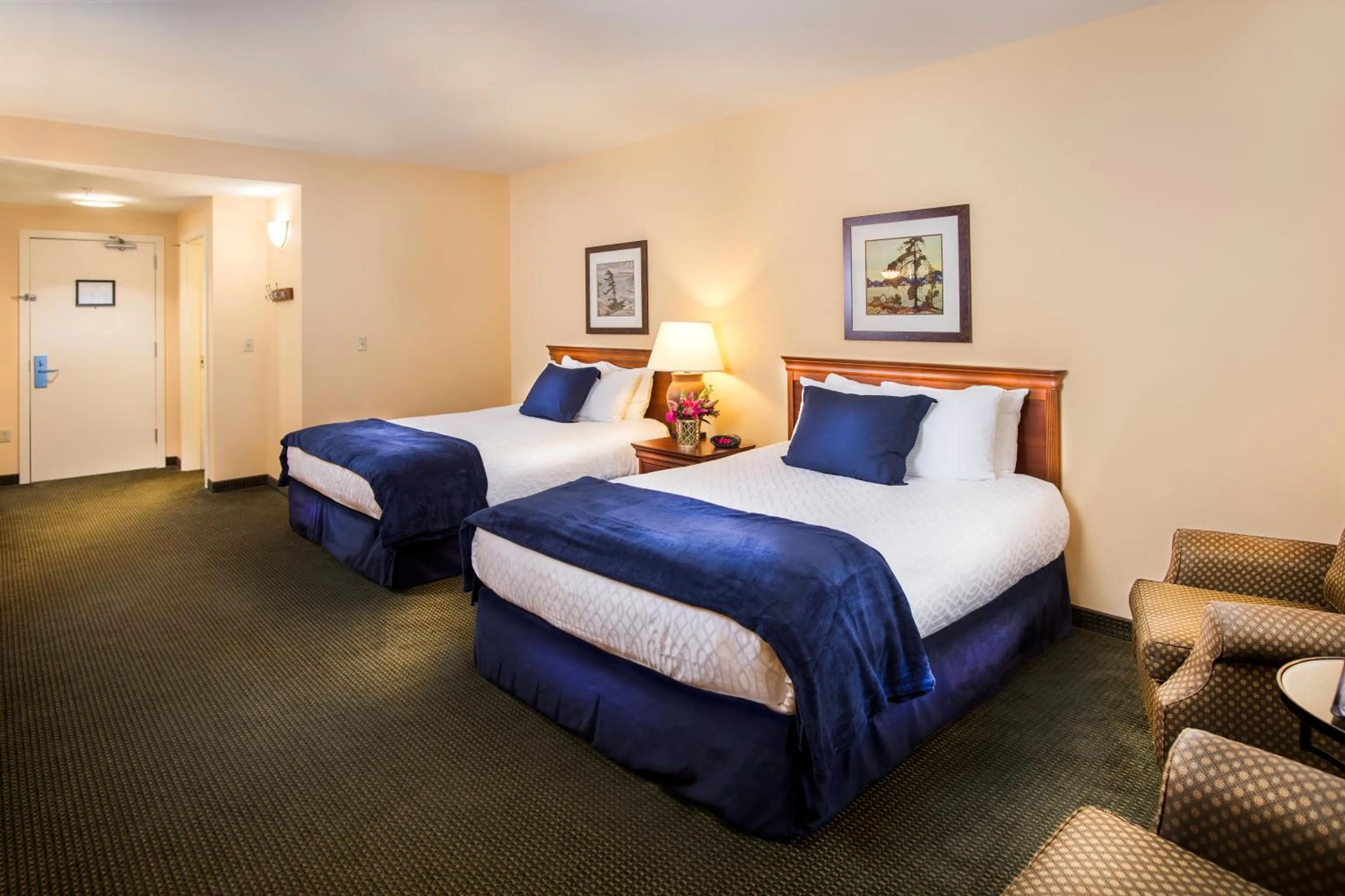 Bed in The Landing Hotel