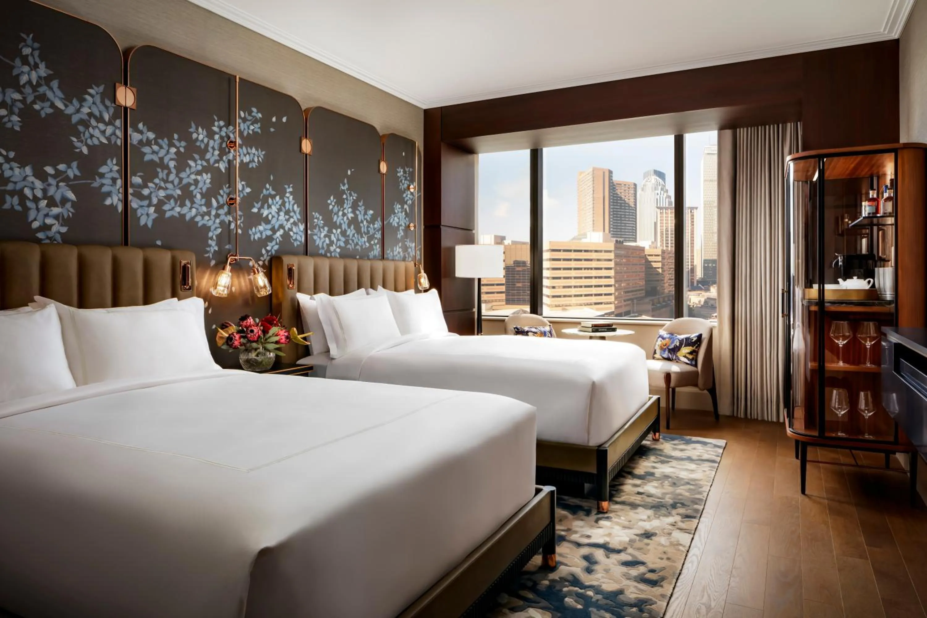 Bedroom, Bed in Raffles Boston