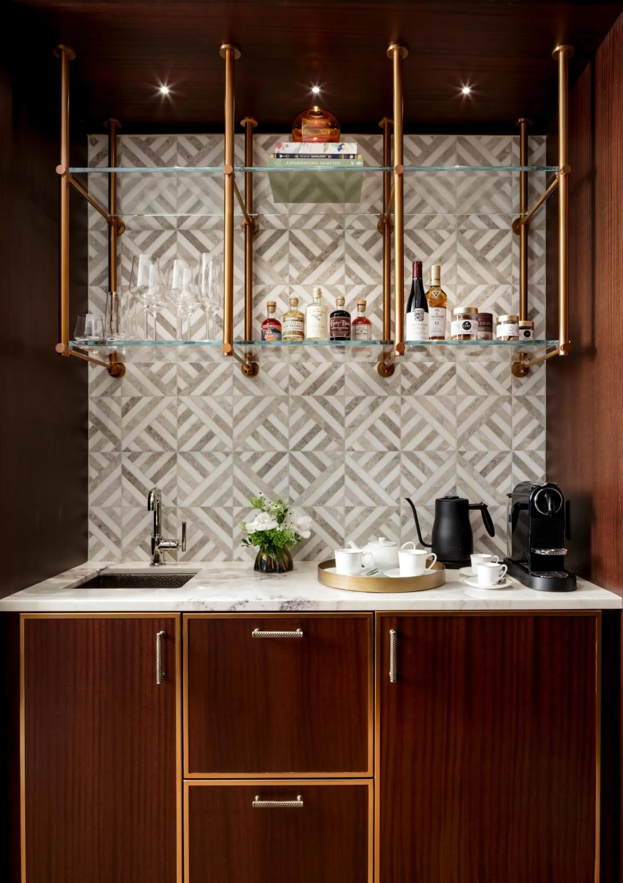 minibar in Raffles Boston