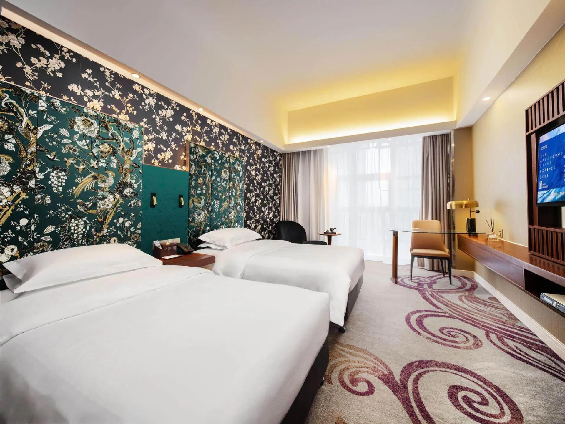 Bed in Metropolo Hotel Zhenjia Wanda Plaza Railway Station