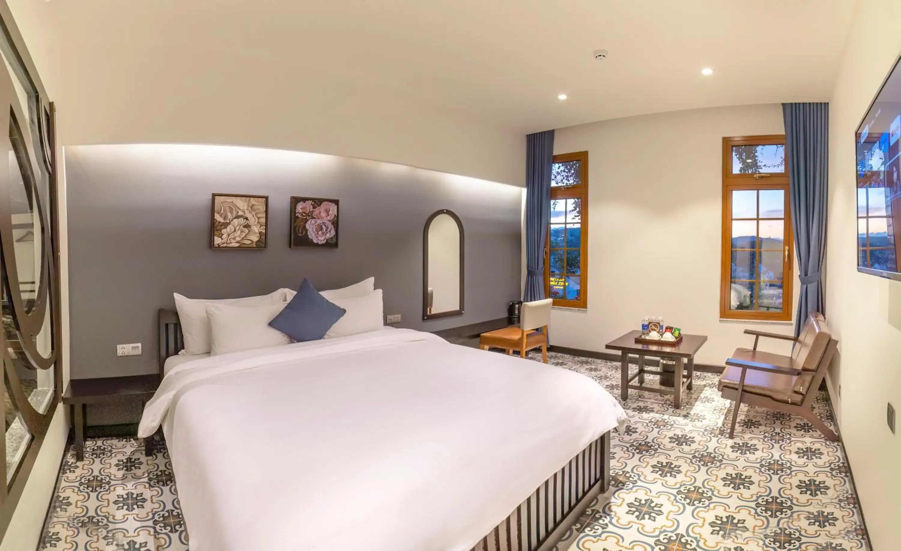 Deluxe Family Room in Brick House Dalat Hotel Deluxe Family Room in Brick House Dalat Hotel