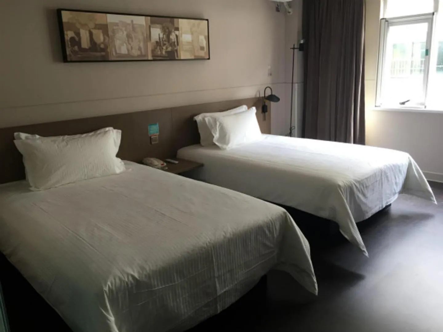 Bed in Jinjiang Inn Yangzhou Slender West Lake Dongguan Street