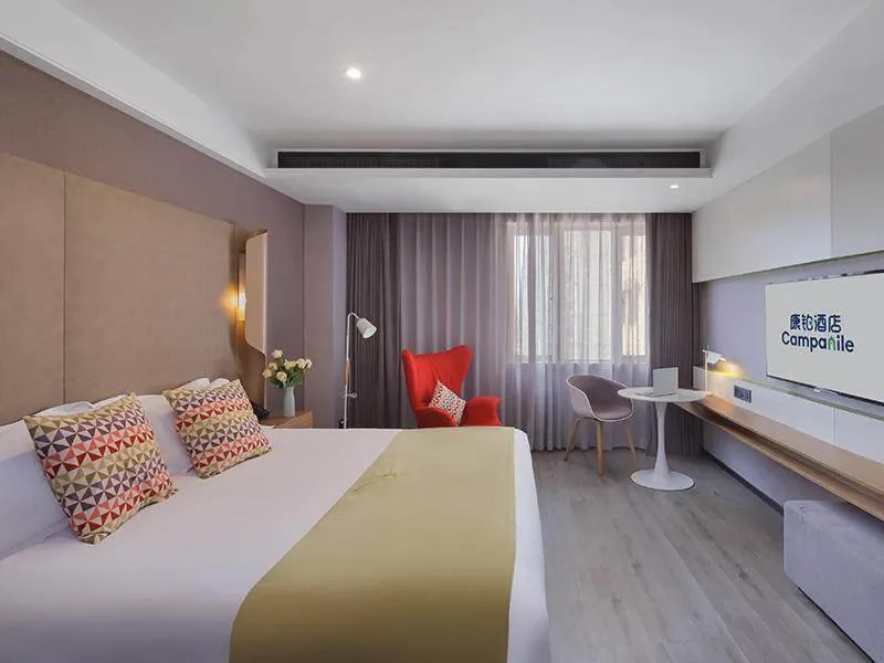 Bed in Campanile Yangzhou Slender West Lake