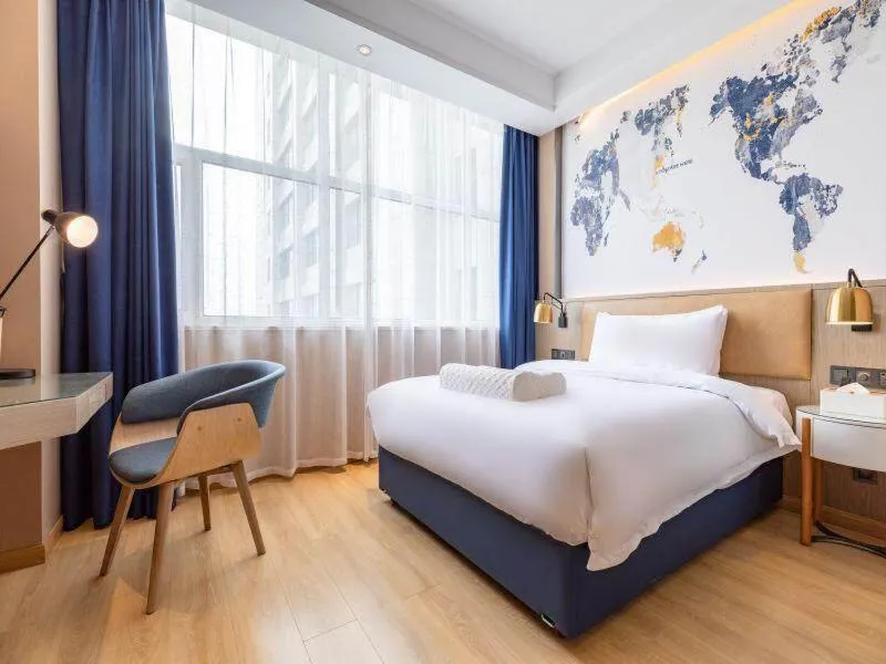 Bed in Kyriad Marvelous Hotel Shouguang Municipal Government