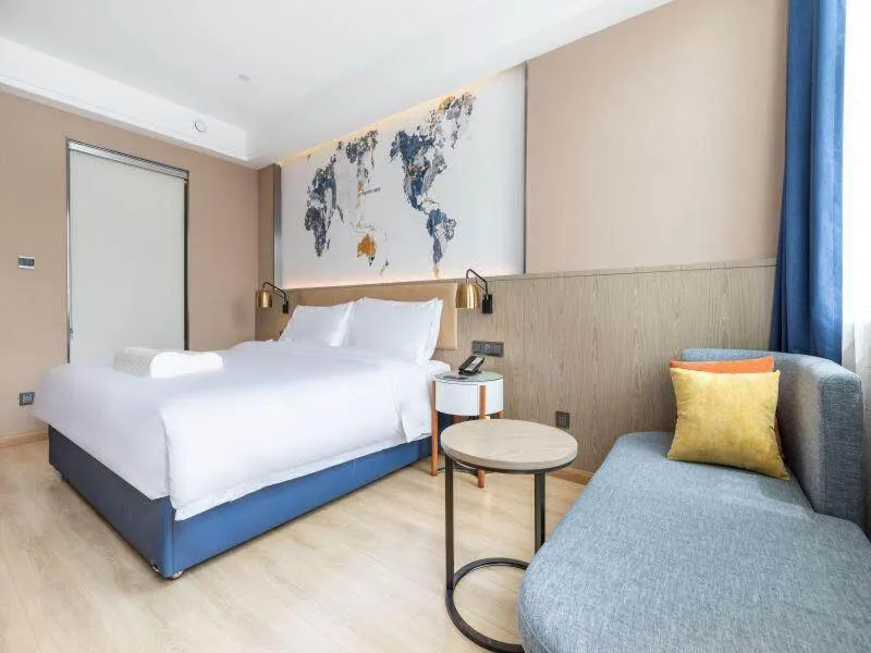 Bed in Kyriad Marvelous Hotel Shouguang Municipal Government