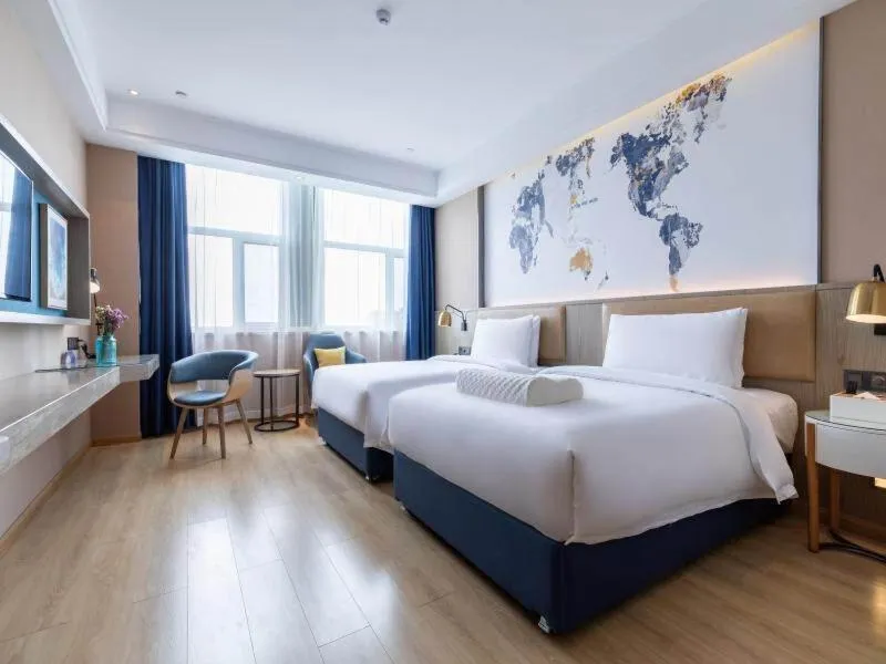 Bed in Kyriad Marvelous Hotel Shouguang Municipal Government