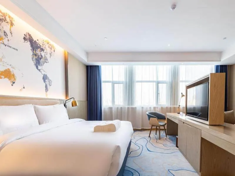 Bed in Kyriad Marvelous Hotel Shouguang Municipal Government