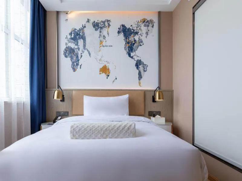 Bed in Kyriad Marvelous Hotel Shouguang Municipal Government