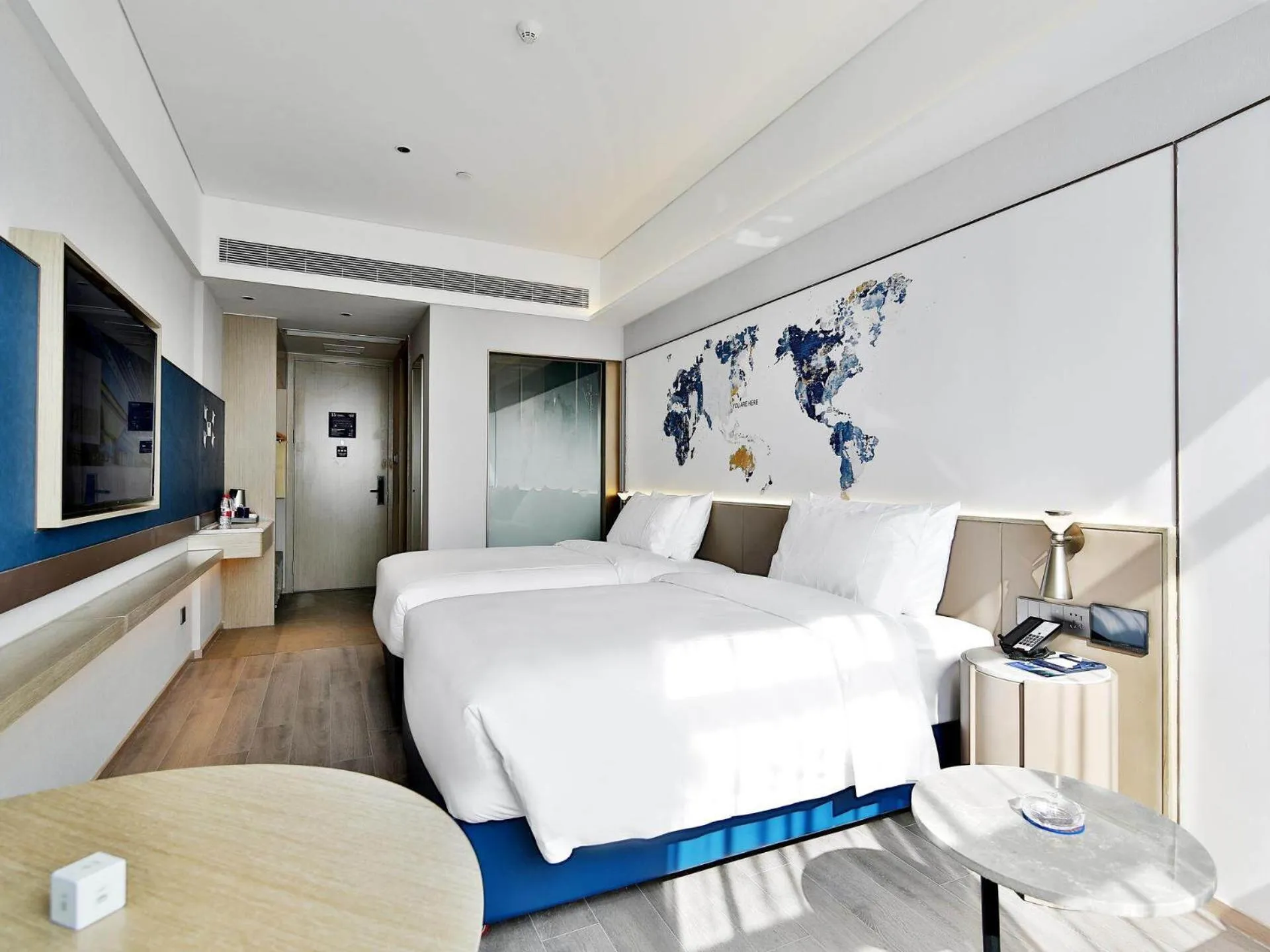 Bed in Kyriad Marvelous Hotel NanChang Xiang Lake Jinsha Avenue