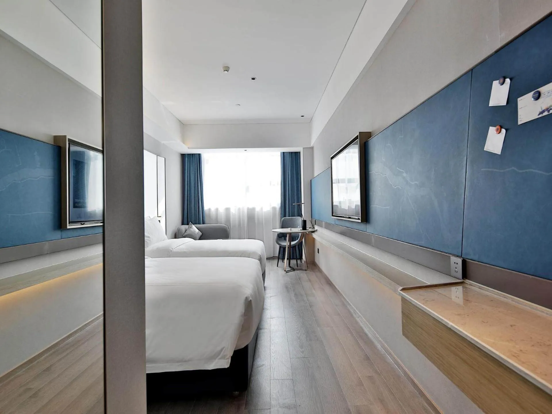 Bed in Kyriad Marvelous Hotel NanChang Xiang Lake Jinsha Avenue