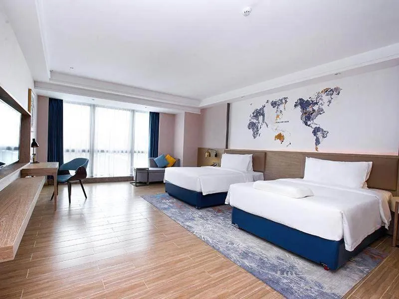 Bed in Kyriad Marvelous Hotel Shenzhen Linheng Plaza Liuyue Subway Station