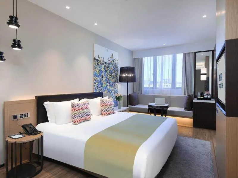 Bed in Campanile Shenzhen Longcheng Square Subway Station