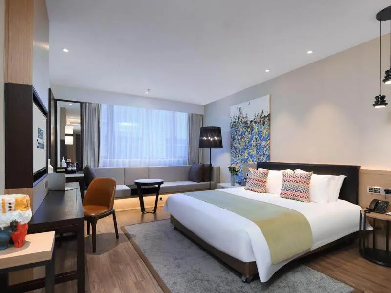 Bed in Campanile Shenzhen Longcheng Square Subway Station