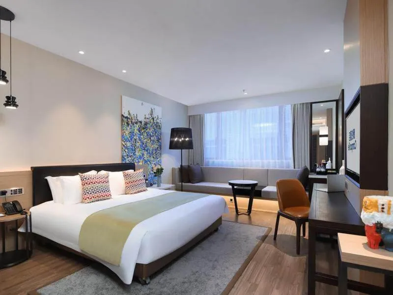 Bed in Campanile Shenzhen Longcheng Square Subway Station