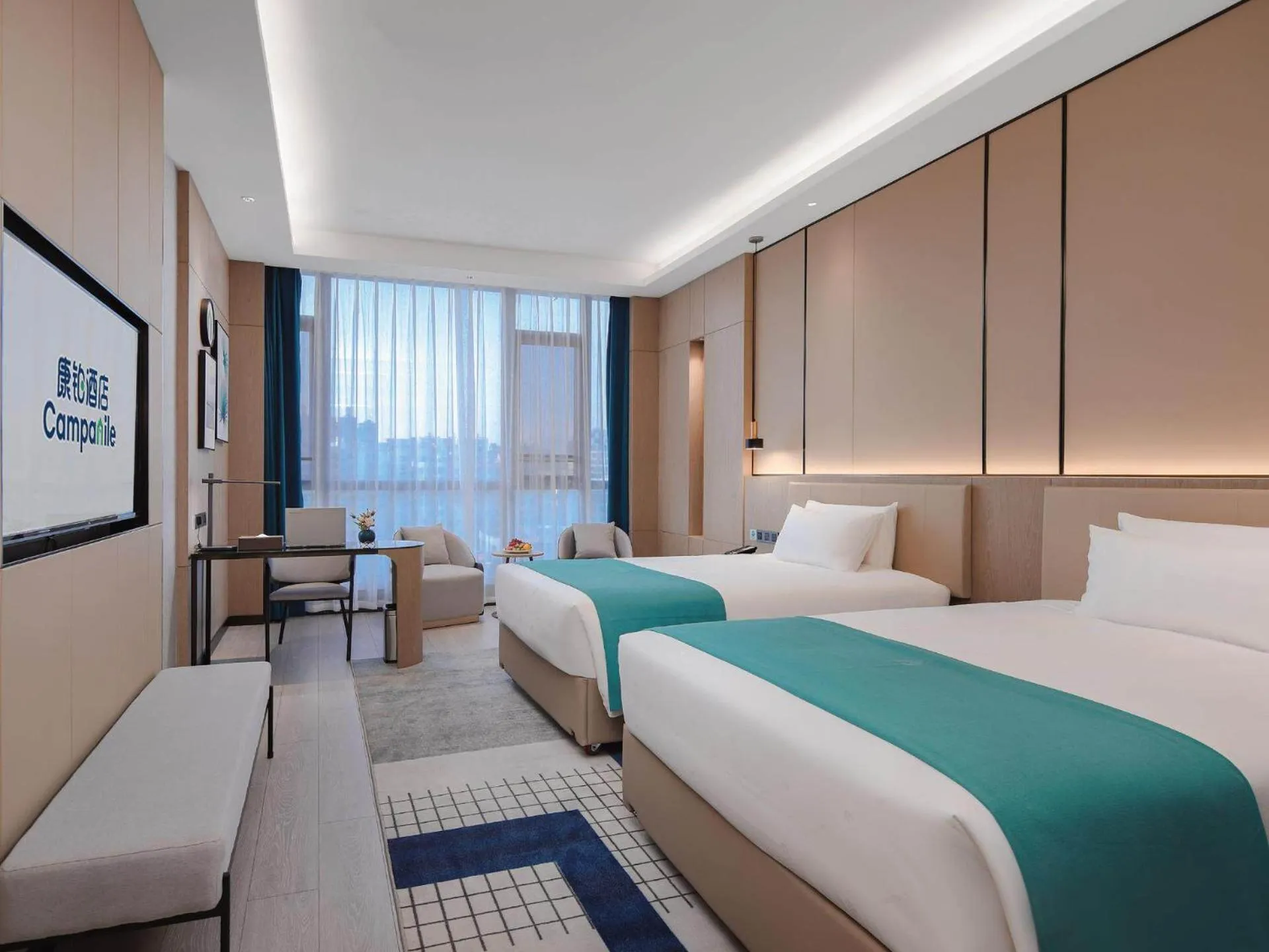 Bed in Campanile Chaozhou Ancient City