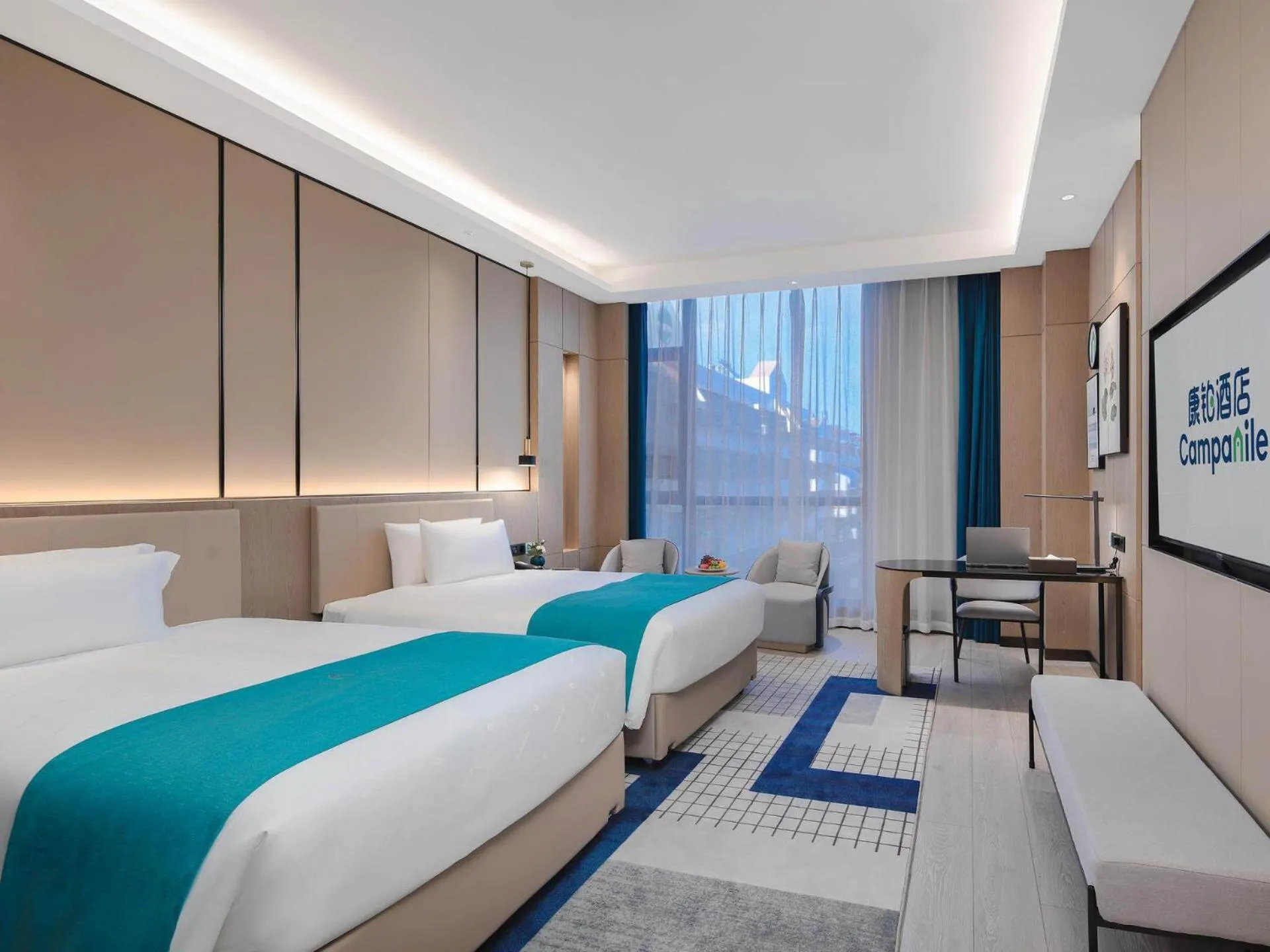 Bed in Campanile Chaozhou Ancient City