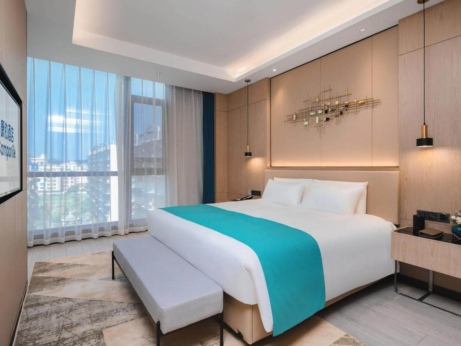 Bed in Campanile Chaozhou Ancient City