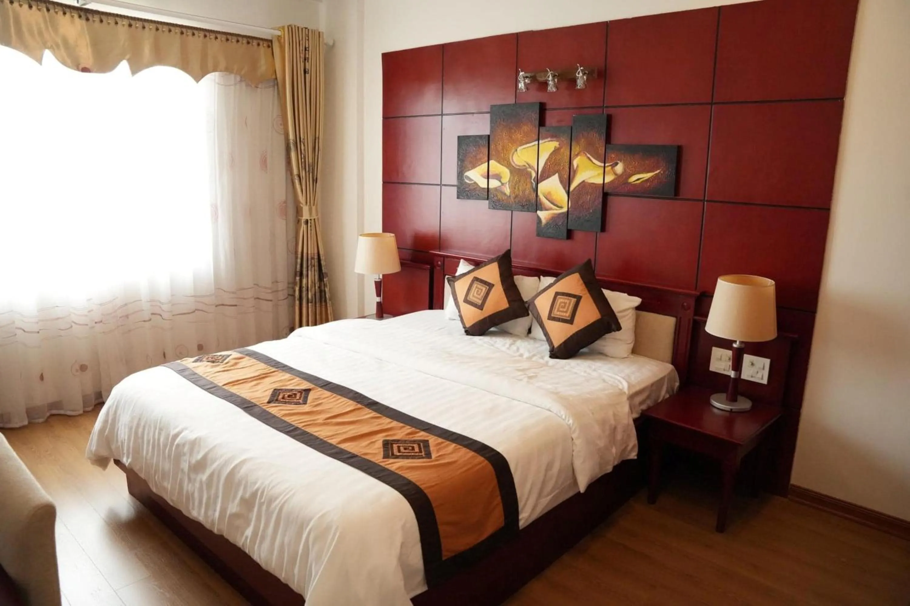 Bedroom, Bed in Hòa Nam Hotel