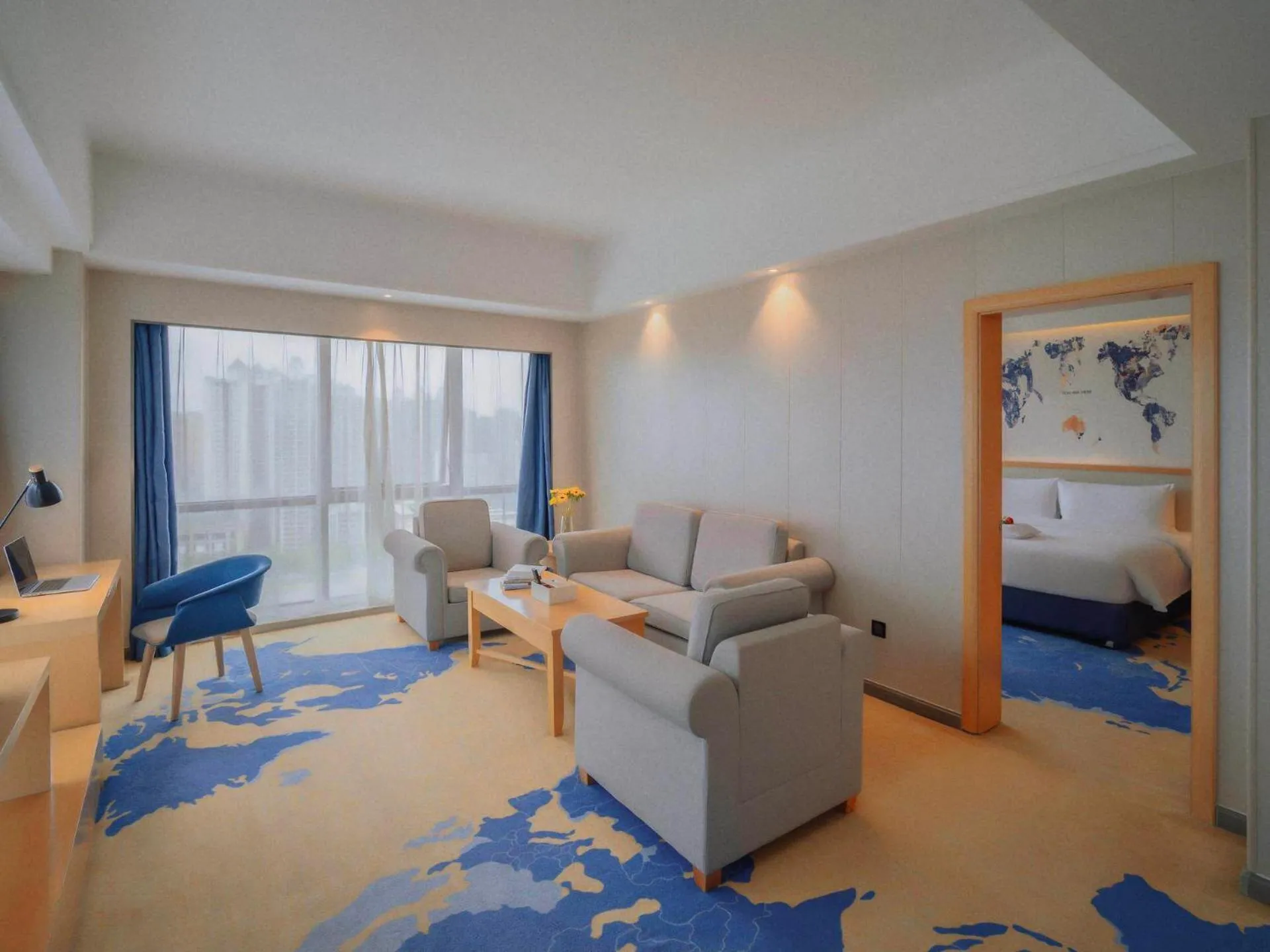 Bed in Kyriad Marvelous Hotel Zhongshan South District Conference Centre