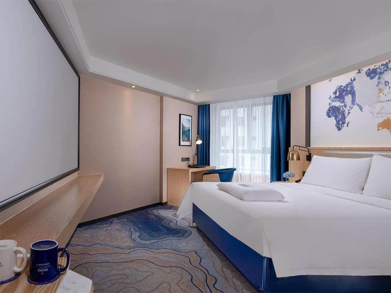 Bed in Kyriad Hotel Zhongshan University of Science and Technology