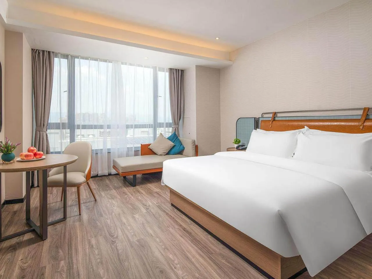 Bed in Kyriad Hotel Guigang Wuyue Plaza Railway Station