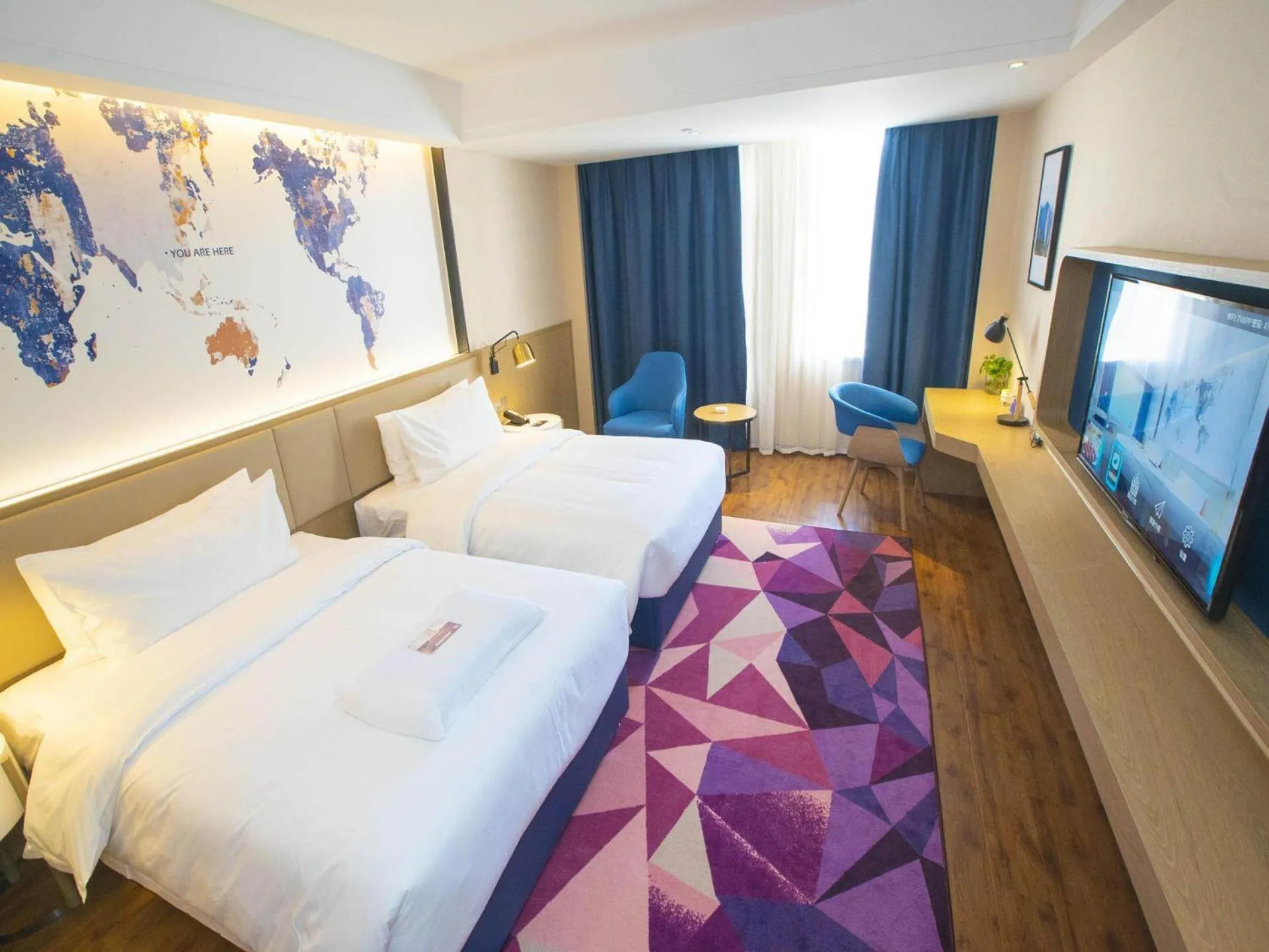 Bed in Kyriad Marvelous Hotel Kunming High-Tech Zone Wuyue Plaza