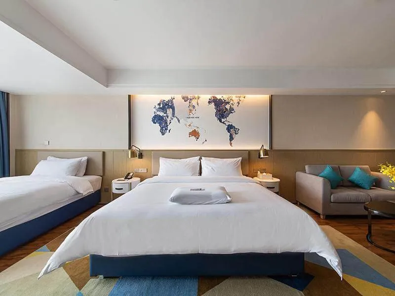 Bed in Kyriad Marvelous Hotel Kunming High-Tech Zone Wuyue Plaza