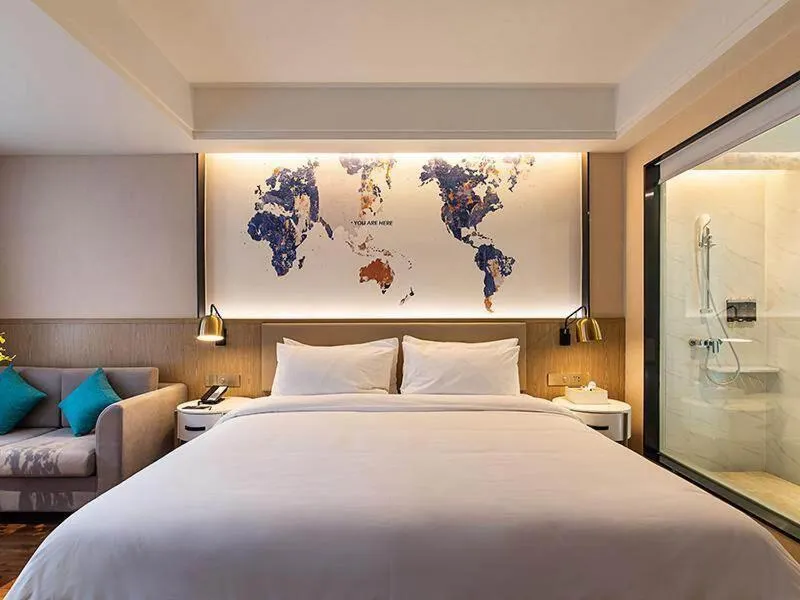 Bed in Kyriad Marvelous Hotel Kunming High-Tech Zone Wuyue Plaza