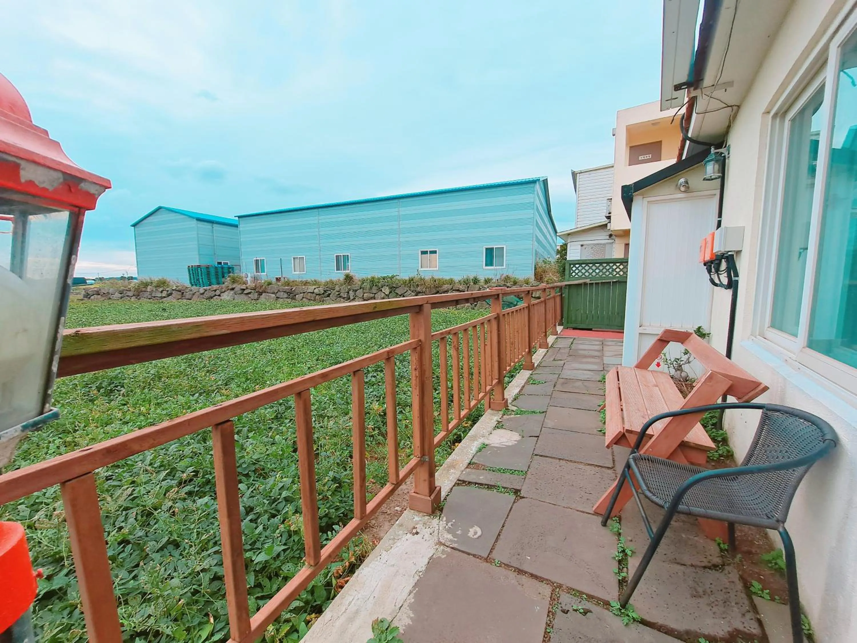 Balcony/Terrace in Jeju Gillime Pension