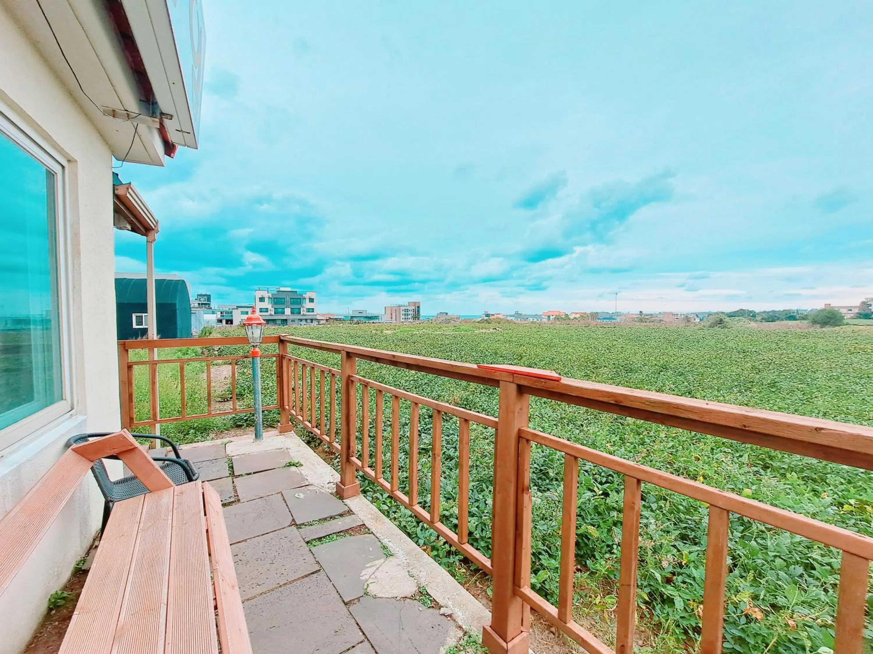 Balcony/Terrace in Jeju Gillime Pension