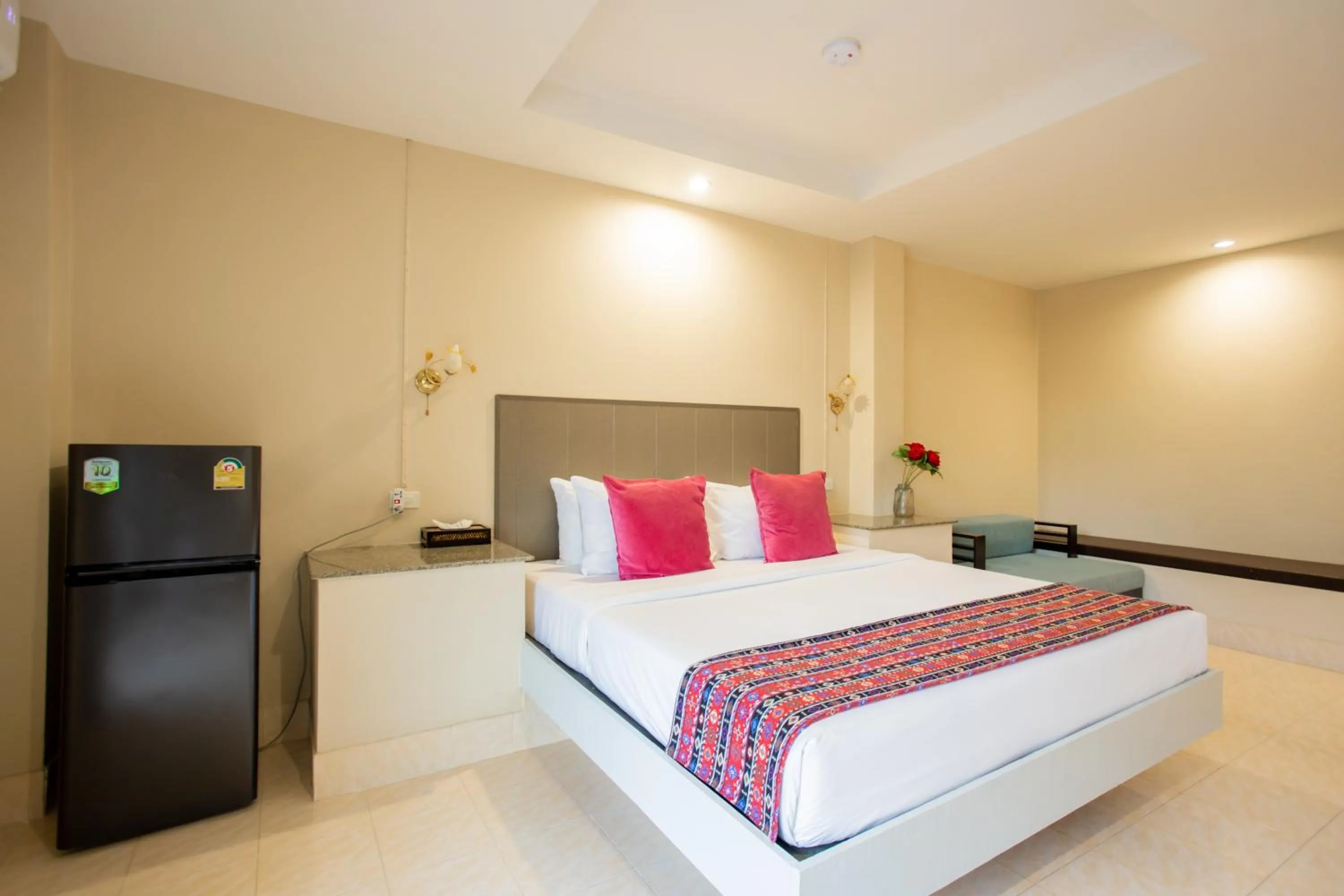 Bed in Tri's Miracle Kata Beach Side