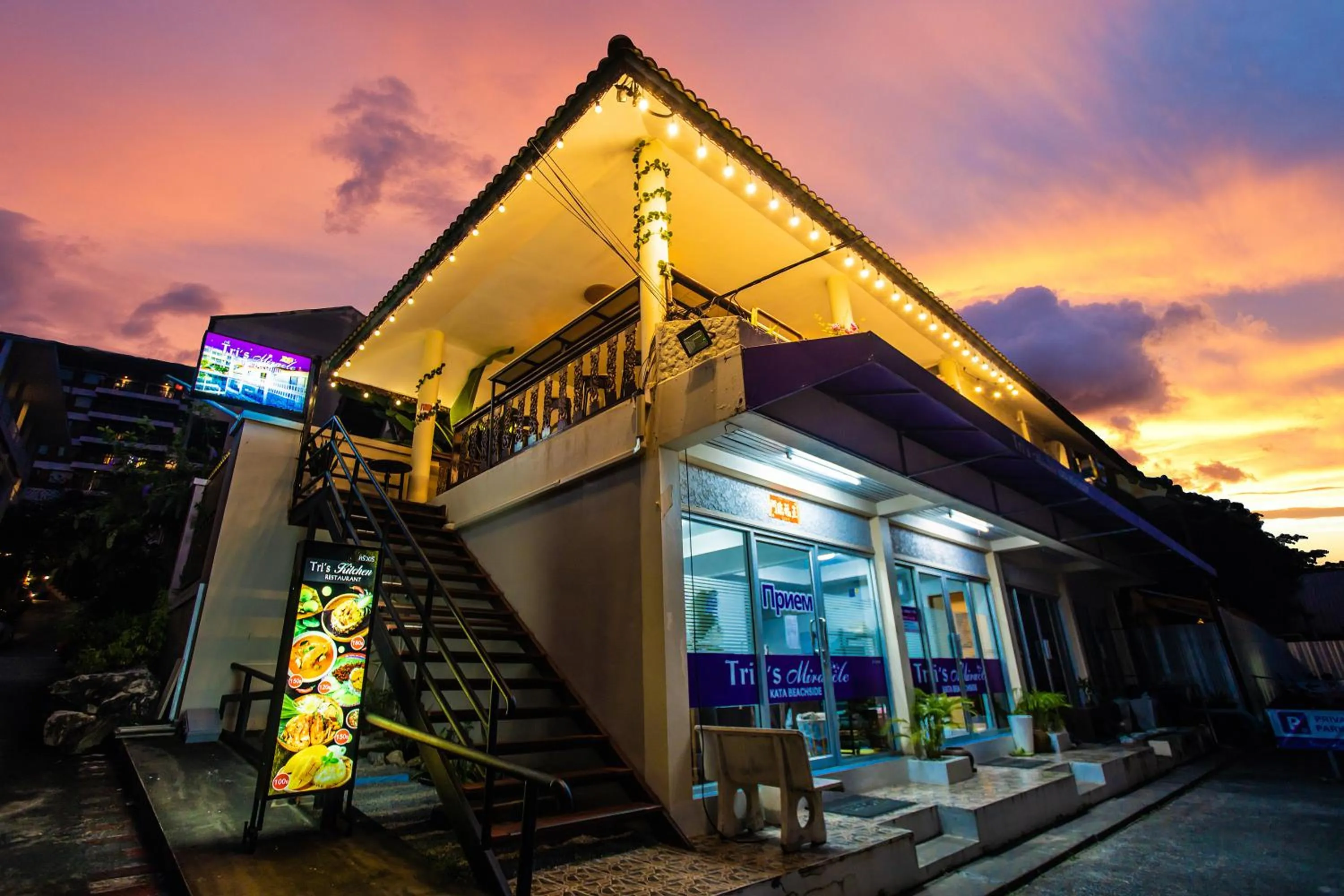 Property building in Tri's Miracle Kata Beach Side